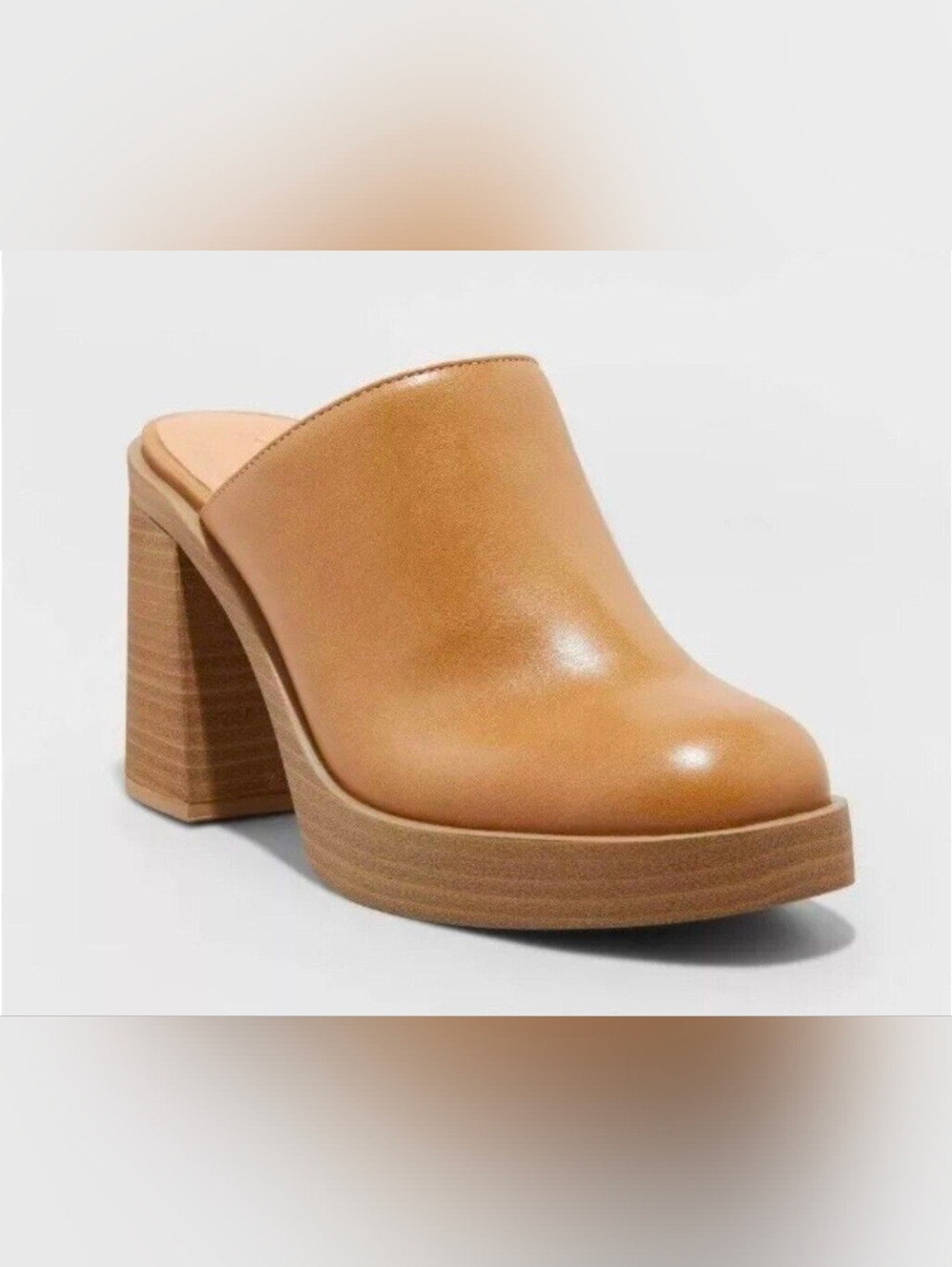 Target Brown Slip-On Mule Clogs USED